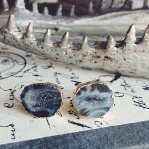 Geode Stud Earrings